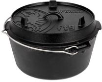 Katls Petromax Cast Iron Pot, čuguns, 31.2 cm, 9 l, melna krās., 2 gab.