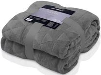 Pledas DecoKing Clyde, pilkas, 70 cm x 150 cm