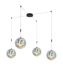 Valgusti lagi Domoletti Bulb 2024114P4-CL, LED, 4000 °K, 0 x 40 W, läbipaistev v. / must v.