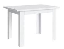 Valgomojo stalas išskleidžiamas, baltas, 110 - 150 cm x 75 cm x 77 cm