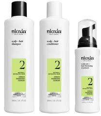 Набор средств по уходу за волосами Nioxin System 2 Treatment Kit, 3 шт., 700 мл