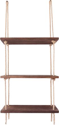 Sieninė lentyna Kalune Design Aa041 v2, riešuto sp., 110 cm x 14 cm x 40 cm