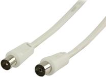 Vads ValueLine Coax Female, Coax male, 1.5 m, balta krās.