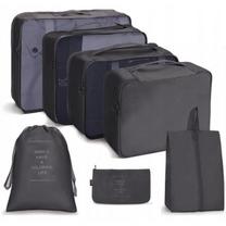 Kosmētikas soma ECarla Travel Set, 7 gab., melna krās.