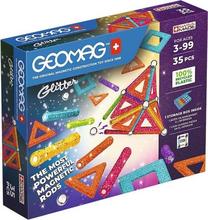 Magnetinis konstruktorius Geomag Glitter 483022, 35 vnt., įvairių spalvų