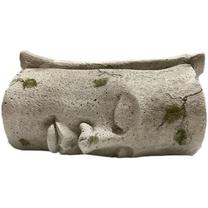 Puķu pods GS251708, māls, 34 cm x 16 cm, pelēka krās./bēša krās./zaļa krās.