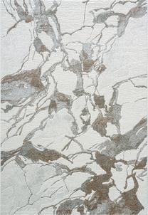Paklājs Domoletti Valentino, krēmkrāsa/pelēka krās., 133 cm x 195 cm