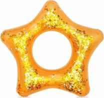 Надувное колесо Bestway Glitter Fusion Star 36141, золотой цв., 91 см