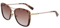 Спортивные солнцезащитные очки Longchamp LO639SL 606, 55 мм, многоцветный