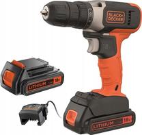 Akumuliatorinis suktuvas-gręžtuvas su akumuliatoriumi Black & Decker BCD001C2-QW
