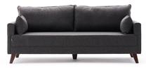 Sofa Hanah Home Bella 3-Seat, antracito sp., 81 x 208 cm x 85 cm