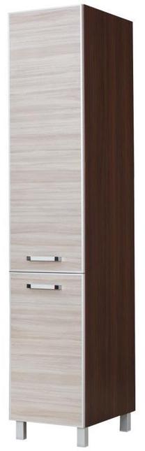 Viršutinė virtuvinė spintelė Bodzio Ola, pilka, 40 cm x 59 cm x 207 cm