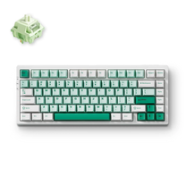Belaidė žaidimų klaviatūra Mchose G75 Pro Wireless G75-9A Matcha Latte v2, Anglų (US), balta sp./žalia sp.