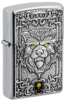 Зажигалка Zippo Wolf Emblem 48690, серебристый цв.