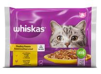 Mitrā kaķu barība Whiskas Turkey,chicken, vistas gaļa/tītara gaļa, 0.085 kg x 4 gab.