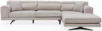 Kampinė sofa Hanah Home Jivago 560ARE1715, šviesiai ruda sp., dešininė, 308 x 198 cm x 78 cm