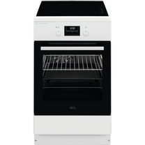 Indukcinė viryklė su elektrine orkaite AEG 6000 serija SteamBake CIB56491BW