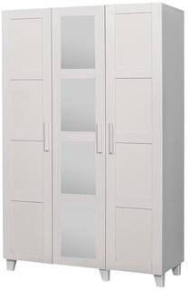 Spinta Kalune Design Hedera 2, balta sp., 48 cm x 120 cm x 189 cm, su veidrodžiu