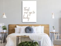 Reprodukcija Artgeist Trust Me You'Re Lovely N8553-SPWD, 20 cm x 30 cm