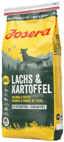 Sausas šunų maistas Josera Adult Dogs Salmon & Potato, lašiša/bulvės, 15 kg