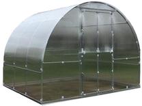 Kasvuhoone Klasika Tube, polükarbonaat, 12 x 3 m, läbipaistev v.