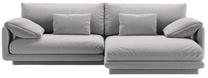 Kampinė sofa Micadoni Torino Structured, šviesiai pilka sp., dešininė, 250 x 170 cm x 83 cm
