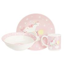 Pusdienu servīze Q09000060, porcelāna, (krāsa/dizains tiek izvēlēts nejauši), 3 gab.