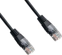 Сетевой кабель Datacom RJ-45, RJ-45, 10 м, черный цв.