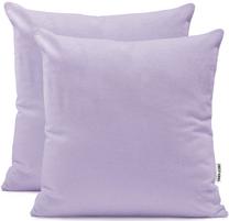 Pagalvės užvalkalas DecoKing Amber, violetinė, 80 cm x 80 cm, 2 vnt.