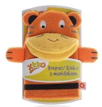 Dušas sūklis XKKO Tiger, oranža krās.