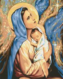 Tapymas pagal skaičius Paint it! Mary And Jesus, įvairių spalvų