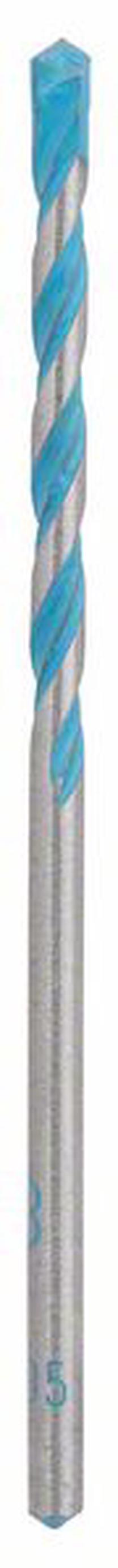 Grąžtas Bosch, medienai/metalas/betonui, tiesus, 3 mm x 7 cm