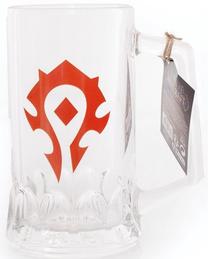 Glāze ABYstyle World Of Warcraft Tankard Horde, caurspīdīga krās., 500 ml