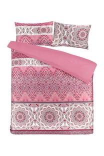 Gultas veļas komplekts Kenda Sand Alegra 125, krēmkrāsa/rozā krās., 50 x 75 cm, 220 x 260 cm