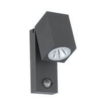 Õue seinavalgusti Eglo Sakeda, 5W, LED, IP44, antratsiit v.