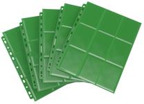 Футляр для игровых карт Gamegenic 18-Pocket Pages Sideloading Green