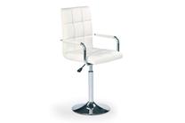 Biroja krēsls Gonzo V-CH-GONZO-FOT-BIAŁY, 91 - 107 x 53 x 91 - 107 cm