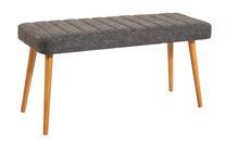 Prieškambario suoliukas Kalune Design Stormi, antracito sp./pušies sp, 100 cm x 39 cm x 48 cm