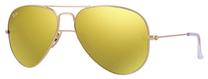 Sporta saulesbrilles Ray-Ban Aviator Flash RB3025 112/93 58-14, 58 mm, zelta krās./dzeltena krās.