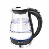 Elektrinis virdulys Brock WK 2407, 1.8 l, skaidri sp./juoda sp.