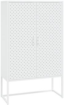 Spintelė VLX Highboard 335875, balta sp., 35 cm x 80 cm x 135 cm