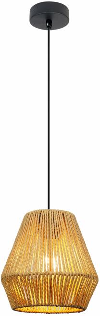 Светильник потолочный Candellux Lighting Etnos 31-44815, E27, 1 x 40 Вт, коричневый цв. / черный цв., 20 x 20 cm