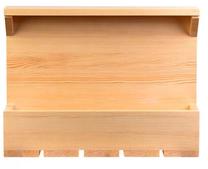 Sieninė lentyna Kalune Design DZYD0012, ąžuolo sp., 38 cm x 12 cm x 50 cm
