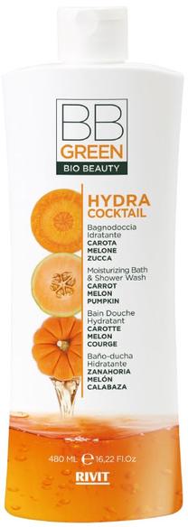 Kūno prausimosi želė BB Green Hydra Cocktail, 480 ml