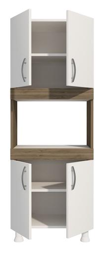 Spinta Kalune Design Alya, ruda sp./balta sp., 37.6 cm x 59.2 cm x 160 cm