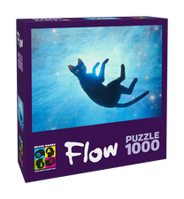Пазл Brain Games Flow Black Cat, 68.2 см x 48.2 см, 1000 шт.