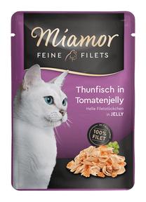 Šlapias kačių maistas Miamor Feine Filets, žuvis, 0.1 kg