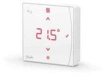 Termostats Danfoss Icon2, iebūvējams sienā, balta krās., 5 - 35 °C