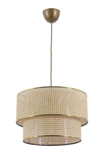 Valgusti rippuv Opviq Chandelier Hazeran, E27, beež v. / pruun v.