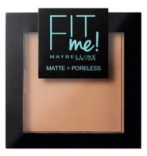 Kompaktinė pudra Maybelline Fit Me Matte + Poreless 250, 250 sun beige, 9 g